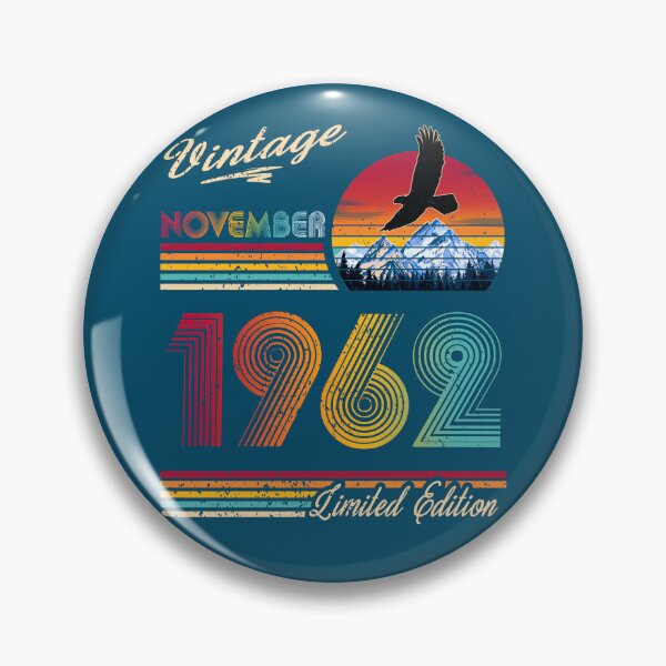 Item preview, November 1962 Birthday designed and sold by GreenSplash.