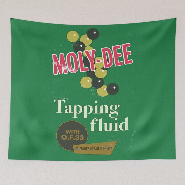 Item preview, Moly-Dee Tapping Fluid Vintage Label designed and sold by Craig Elliott.