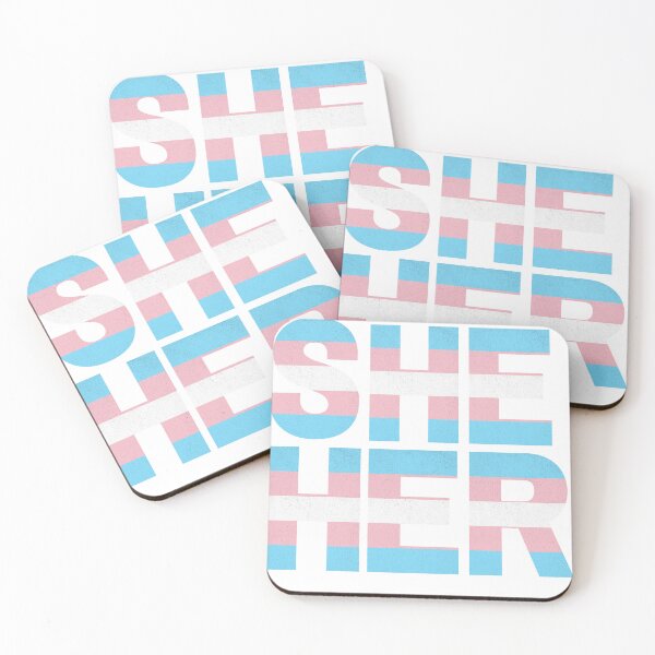 Item preview, She/Her And Trans ?️‍⚧️  designed and sold by turnipjoestudio.