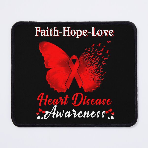 Item preview, Faith Hope Love Butterfly Heart Disease Awareness designed and sold by Gillosina.
