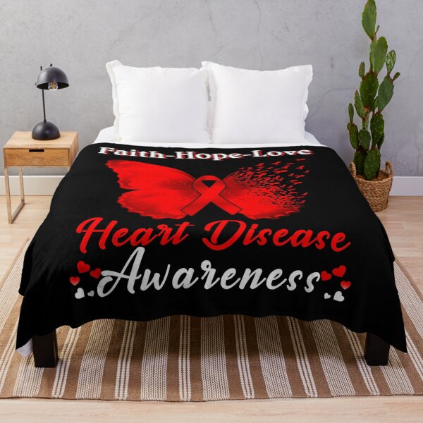 Item preview, Faith Hope Love Butterfly Heart Disease Awareness designed and sold by Gillosina.