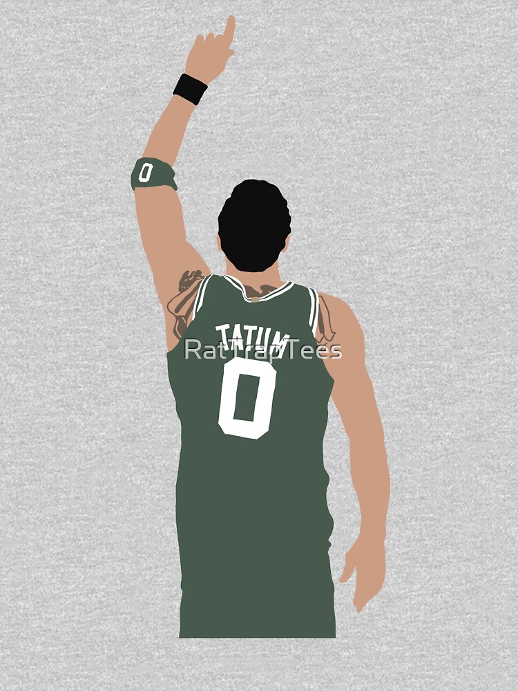 Jayson Tatum Pointing Up (White) Poster for Sale by RatTrapTees