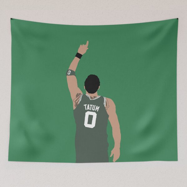 Item preview, Jayson Tatum Pointing Up (Green) designed and sold by RatTrapTees.