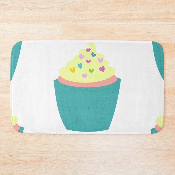 Item preview, Yellow Cupcake Rainbow Heart Sprinkles designed and sold by shirabee.