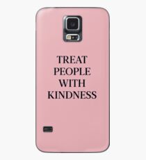 Treat People With Kindness (Black/Pink) Case/Skin for Samsung Galaxy