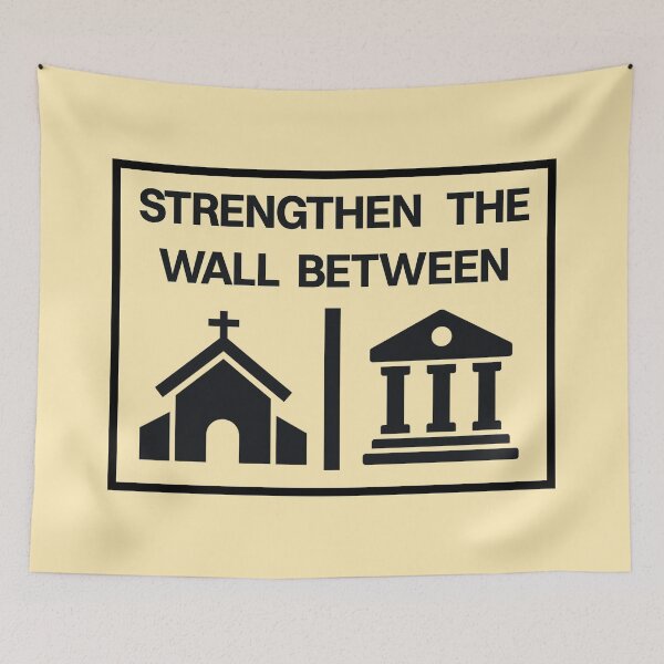 Item preview, Strengthen The Wall Between Church And State - Secular Government designed and sold by Picket Club.
