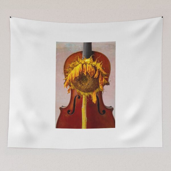 Item preview, Weathered Sunflower And Old Violin designed and sold by Garry Gay.