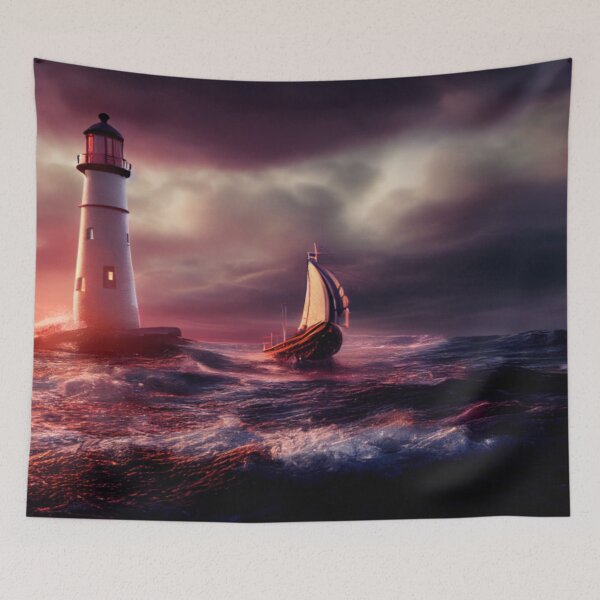 Item preview, Roaring Seas designed and sold by KreeNation.