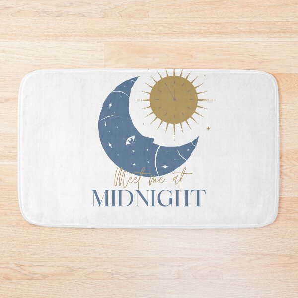 Item preview, meet me at midnight blue celestial minimalist design designed and sold by cottagecorococo.