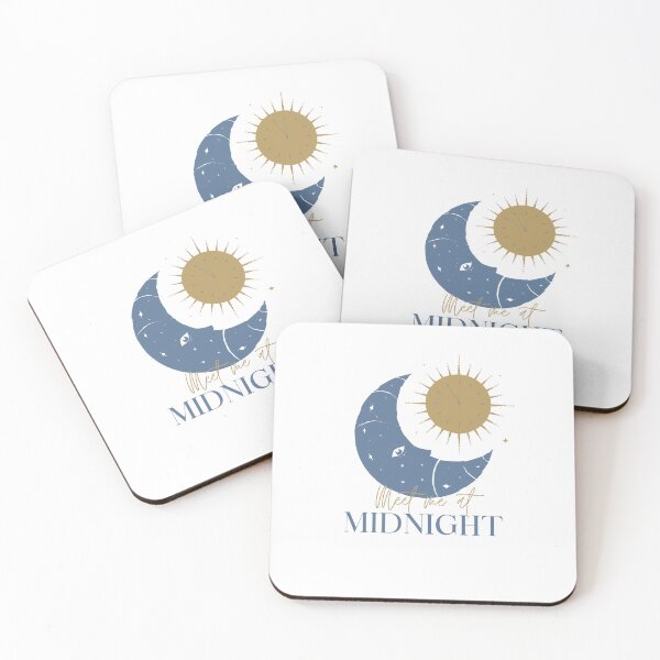 Item preview, meet me at midnight blue celestial minimalist design designed and sold by cottagecorococo.