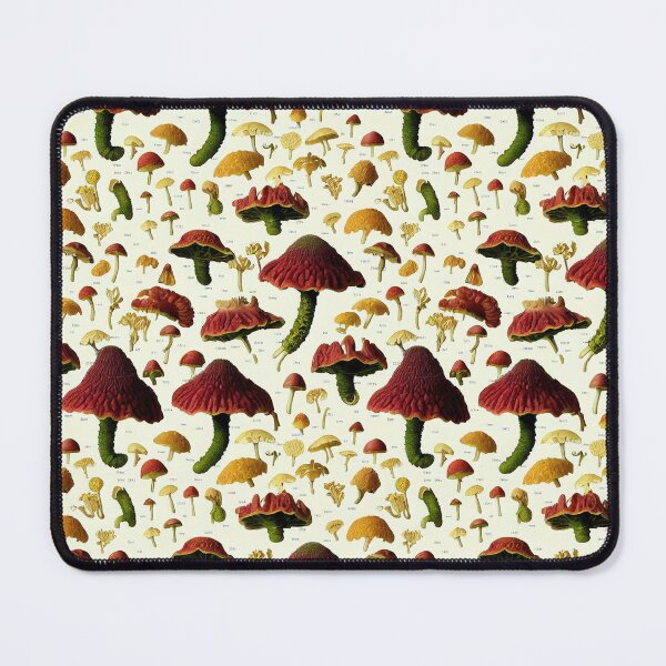 Aperçu de l'œuvre Texture transparente du tableau des champignons fantastiques créée et vendue par Daemonrat.