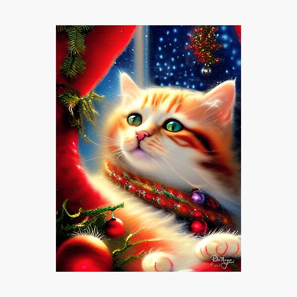 Item preview, Christmas Kitten  designed and sold by RitaMaye.