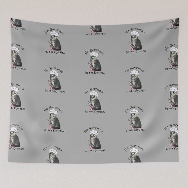 Item preview, No bitching in my kitchen  designed and sold by CatwithSpecs.
