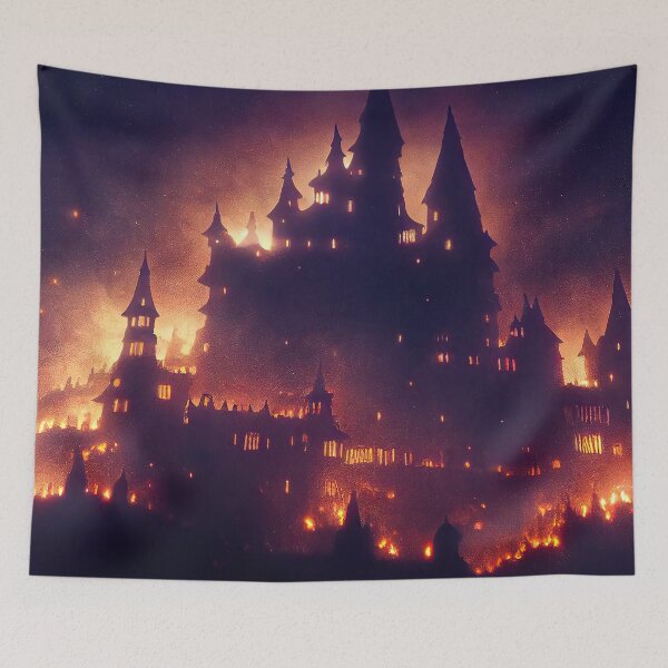 Item preview, The Fiery City designed and sold by OccultDreams.