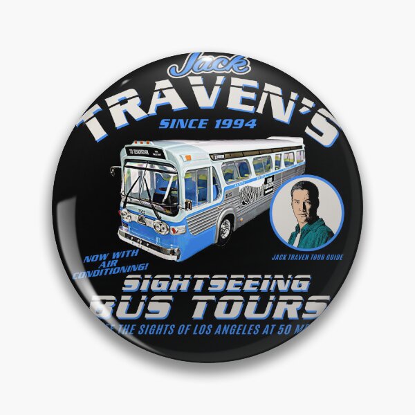 Item preview, Jack Traven's Sightseeing Bus Tours designed and sold by Alema Art.