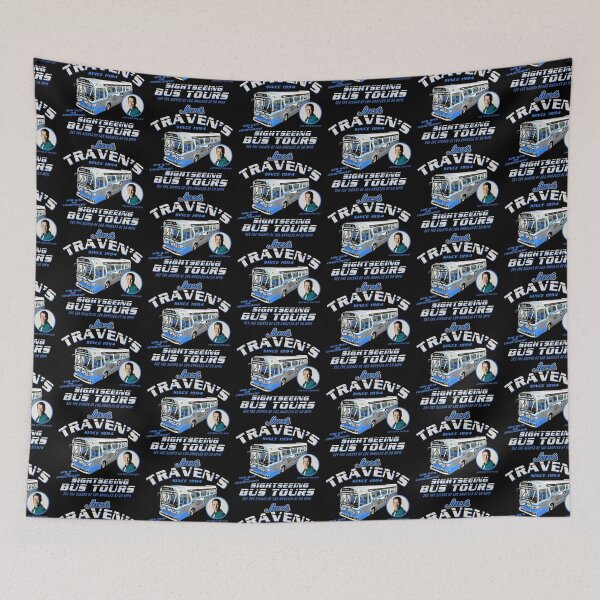 Item preview, Jack Traven's Sightseeing Bus Tours designed and sold by Alema Art.