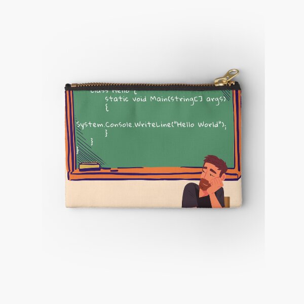 Item preview, C# developer Hello World white man edition designed and sold by OmStyleStudio.