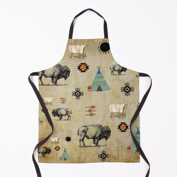 Item preview, American Buffalo/Bison Western Pattern designed and sold by handsoftime2020.