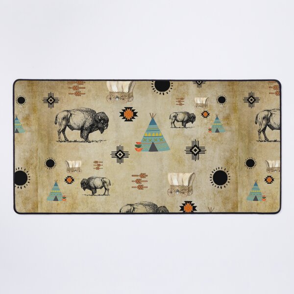 Item preview, American Buffalo/Bison Western Pattern designed and sold by handsoftime2020.