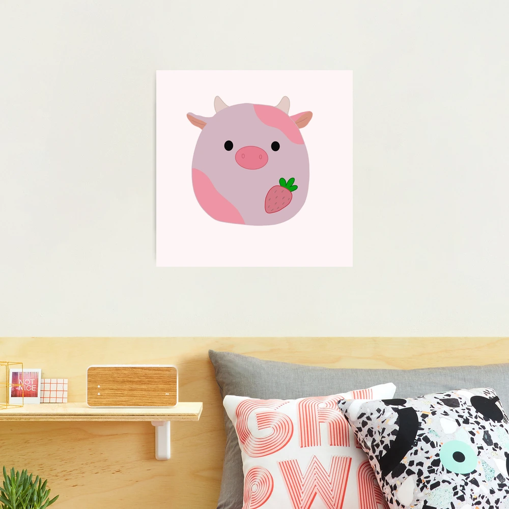 Pink Cow Squishmallow Sticker – HappyPlanGirls Designs