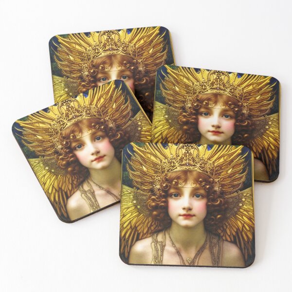 Item preview, Stunning Young Angel Original Digital Art Design designed and sold by ChorkiePawPress.