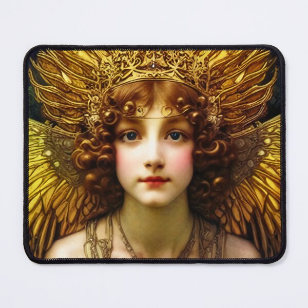 Item preview, Stunning Young Angel Original Digital Art Design designed and sold by ChorkiePawPress.