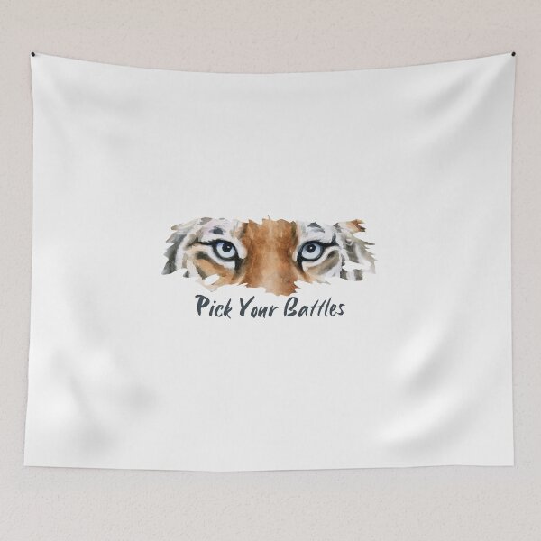Item preview, You Have to Pick Your Battle Me - Lion Quote designed and sold by Gummy Bear Gift Shop.