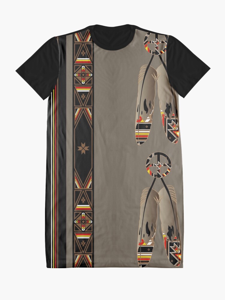 Alternate view of Lakota Design Graphic T-Shirt Dress