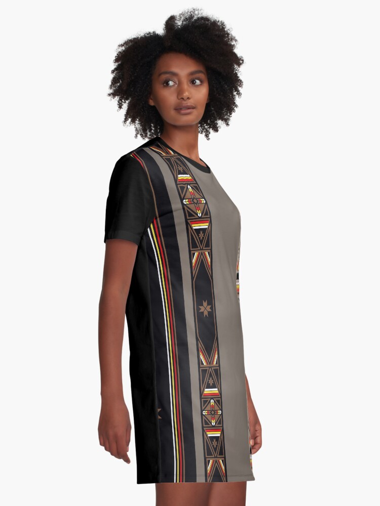 Alternate view of Lakota Design Graphic T-Shirt Dress