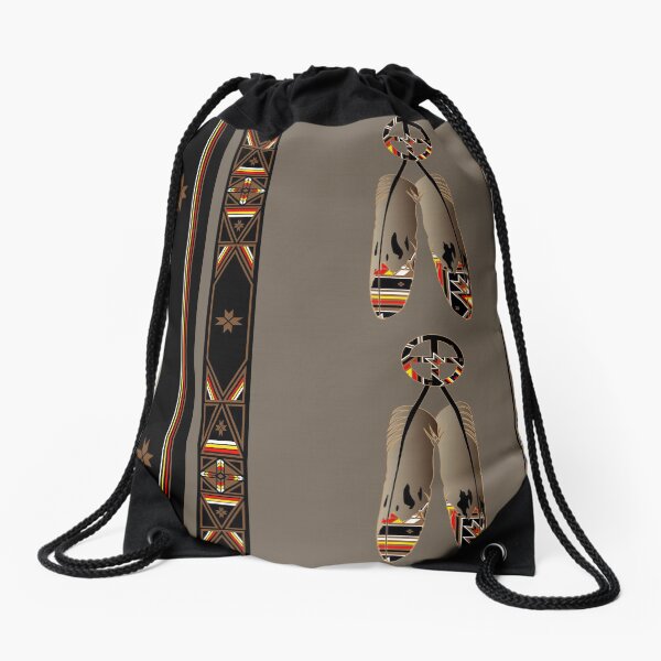 Lakota Design Drawstring Bag