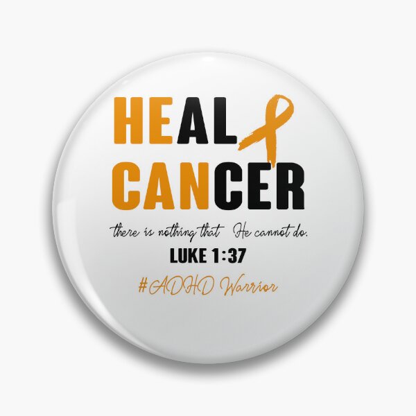 Item preview, ADHD Awareness - Heal Cancer - Support ADHD Warrior Gifts designed and sold by ElizabethS809.