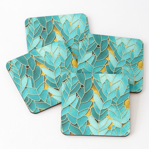 Item preview, Leaf pattern like stained glass designed and sold by etherElric.