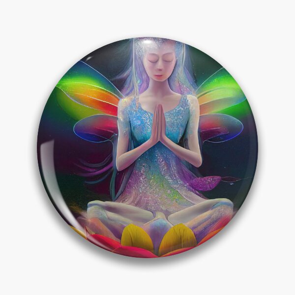 Item preview, Faerie In Deep Meditating designed and sold by fairytailsaiart.