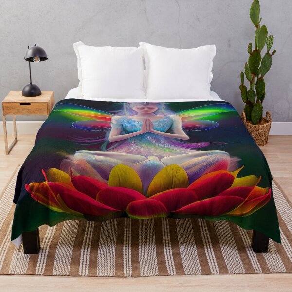 Item preview, Faerie In Deep Meditating designed and sold by fairytailsaiart.