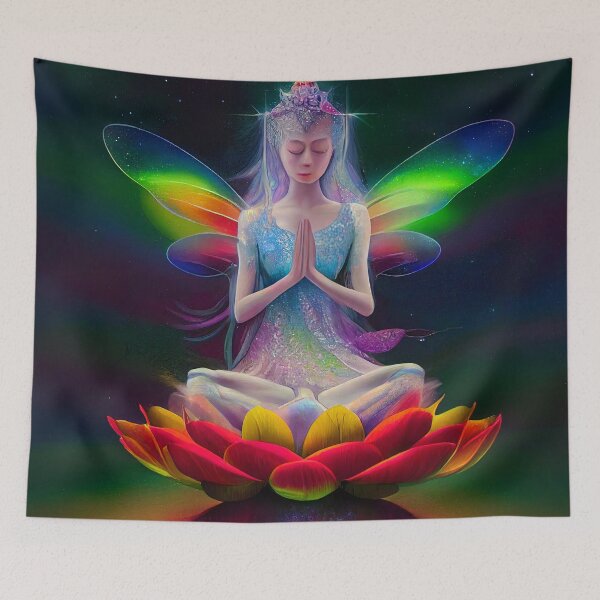 Item preview, Faerie In Deep Meditating designed and sold by fairytailsaiart.
