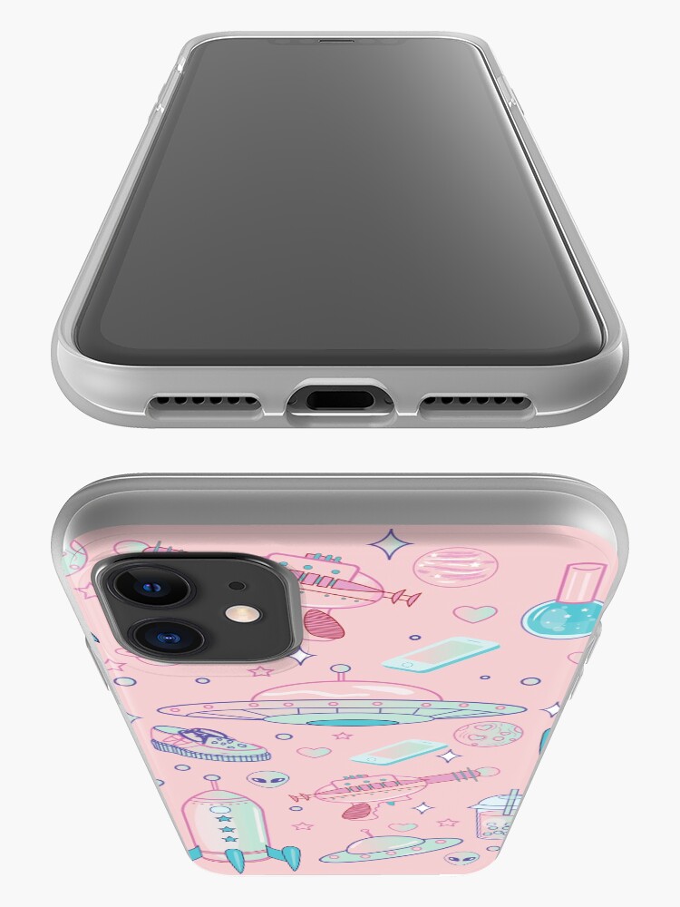 Alternate view of Galaxy Babe Pattern iPhone Case & Cover