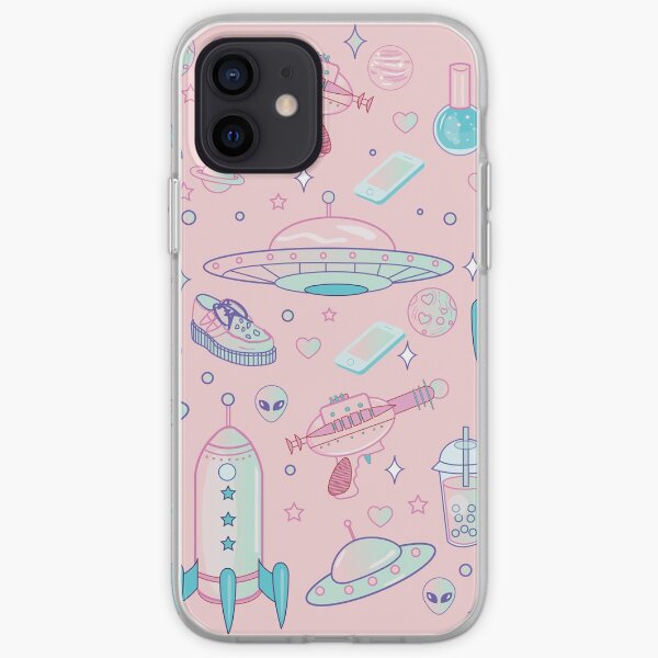 Galaxy Babe Pattern Coque souple iPhone