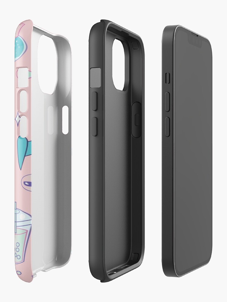 Alternate view of Galaxy Babe Pattern iPhone Case