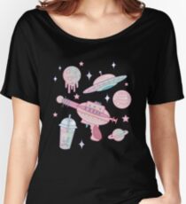 Galaxy Babe Muster Baggyfit T-Shirt