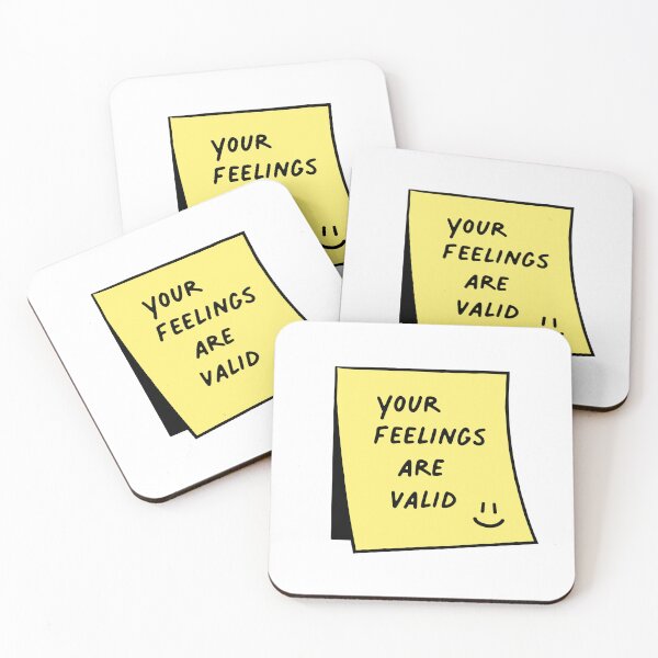 Item preview, Your Feelings Are Valid Sticky Note designed and sold by KomodoShop.