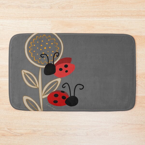 Item preview, English Country Garden with Cute Ladybird Ladybug.  Caroline Laursen original designed and sold by Caroline Laursen.