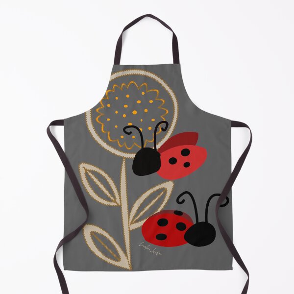Item preview, English Country Garden with Cute Ladybird Ladybug.  Caroline Laursen original designed and sold by Caroline Laursen.