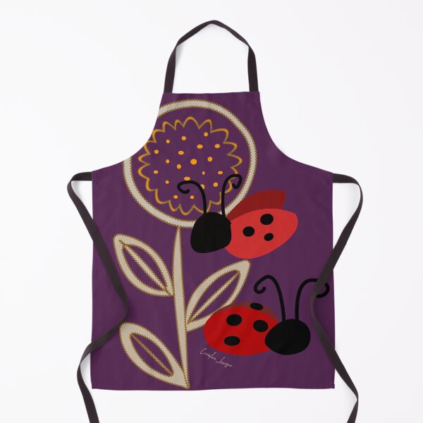 Item preview, English Country Garden with Cute Ladybird Ladybug.  Caroline Laursen original designed and sold by Caroline Laursen.