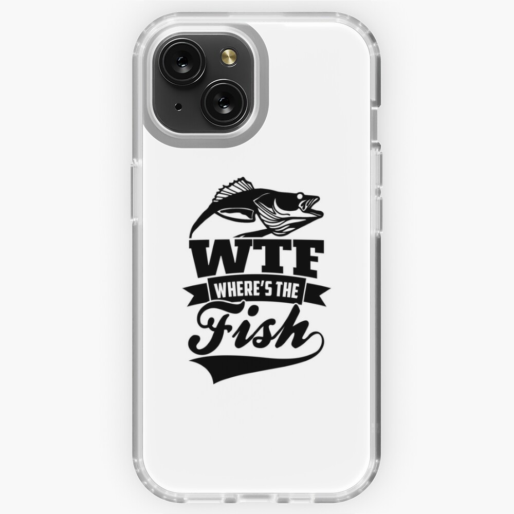 Where's The Fish WTF Lucky Fishing for Fisherman Funny Bass Walleye Boat  Fishing Sticker for Sale by Zkoorey