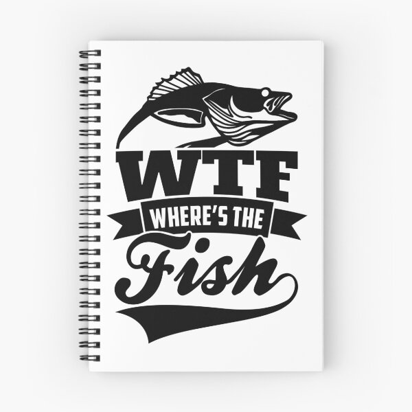 Item preview, Where's The Fish WTF Lucky Fishing for Fisherman Funny Bass Walleye Boat Fishing designed and sold by Zkoorey.