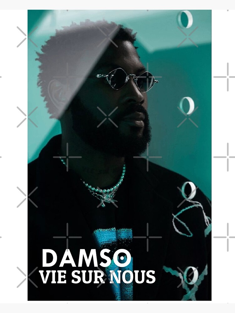 Damso Vie Sur Nous En Qalf Infinity Poster For Sale By Jessicareho007 Redbubble 