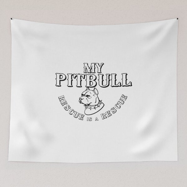 Item preview, Pitbull Rescue  Dog Funny Pet puppy Gifts designed and sold by Seas Wanda.