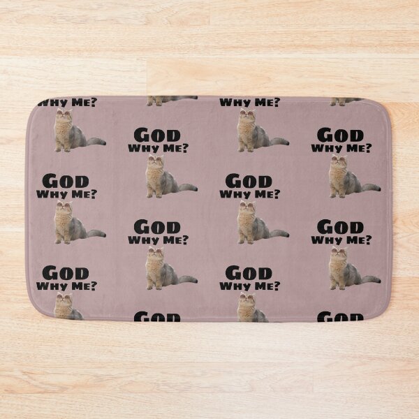 Item preview, God why me .? designed and sold by CatwithSpecs.