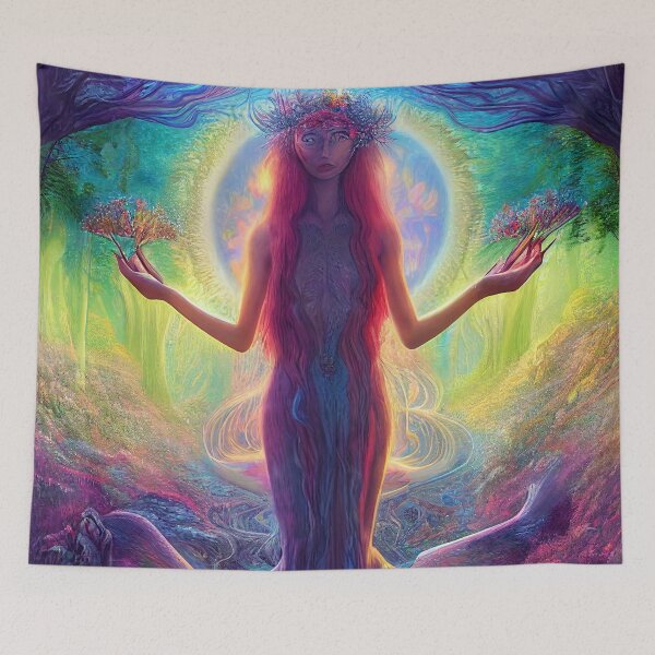 Item preview, Mother Earth Goddess Gaia designed and sold by fairytailsaiart.