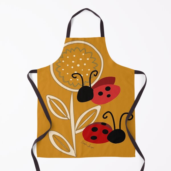 Item preview, English Country Garden with Cute Ladybird Ladybug.  Caroline Laursen original designed and sold by Caroline Laursen.